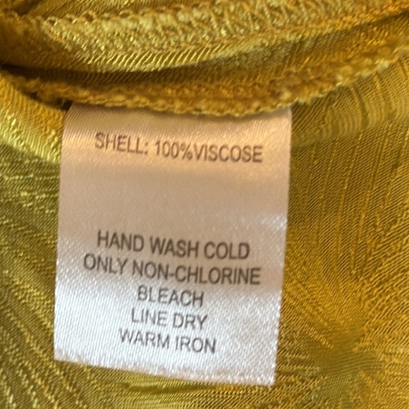 House of Harlow 1960 Chartreuse Cutout Satin Slip Midi Dress Size Medium - Picture 10 of 11